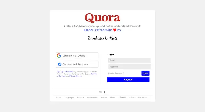 Quora Clone